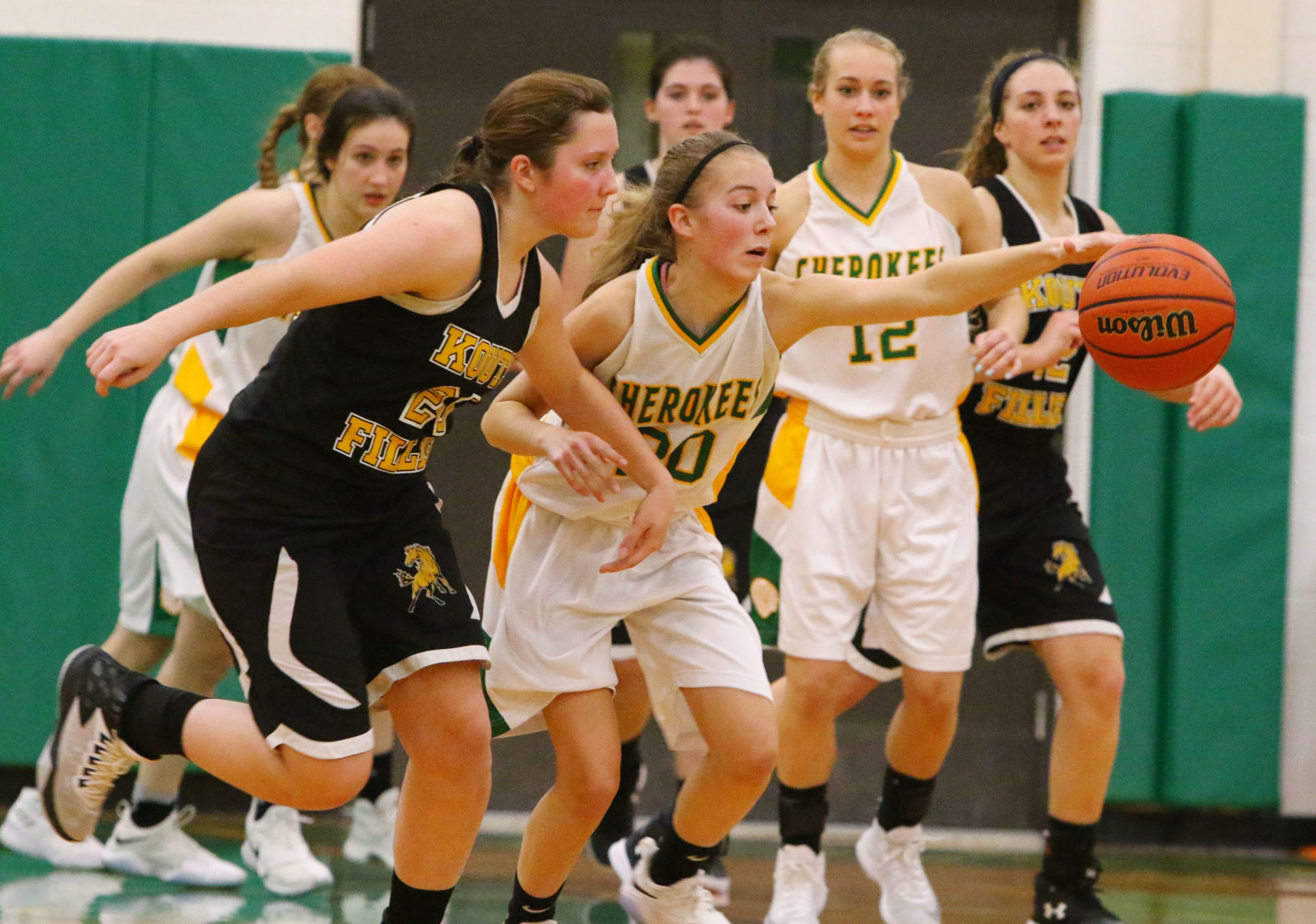 Girls Basketball Sectionals - Kouts vs. Morgan Township